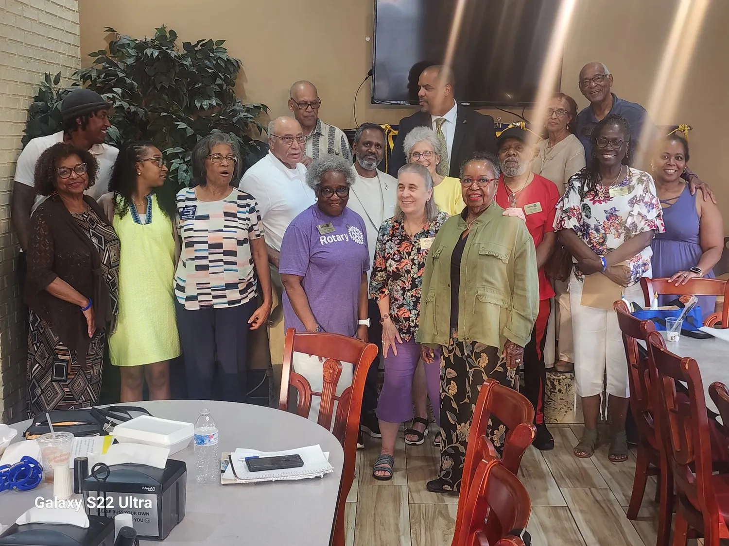Club visit & presentation, Rotary Club of Southern Guilford, USA