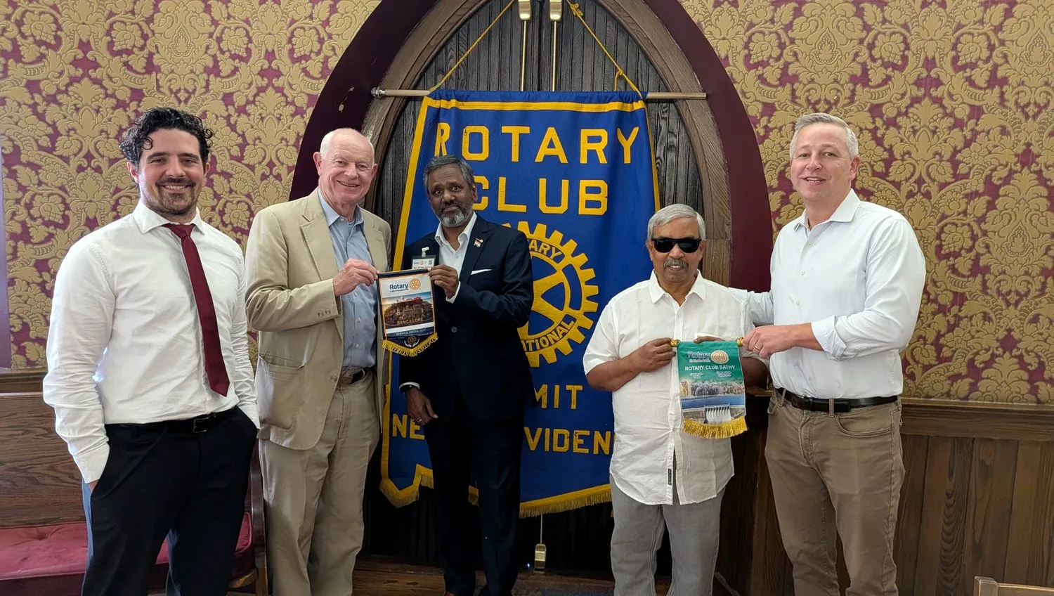With the Rotary Club of Summit-New Providence, NJ, USA